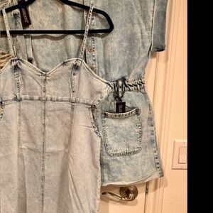 BlankNYC  BUNDLE OF  2 denim pieces NWT pay back dress /jumper